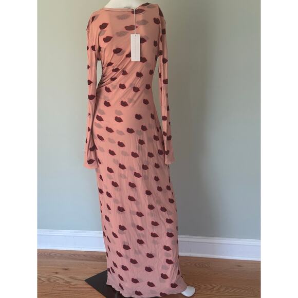 Stella McCartney
Ruched printed tulle maxi dress. size XL - Picture 9 of 10